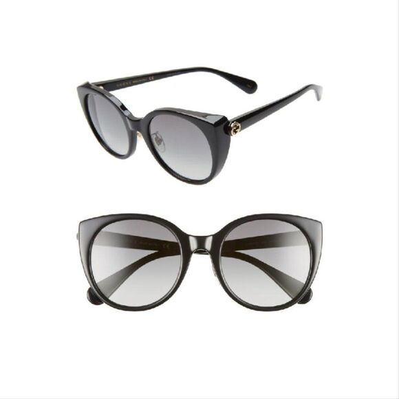Gucci Sunglasses Black grey unisex GG0325S 001 main image 4